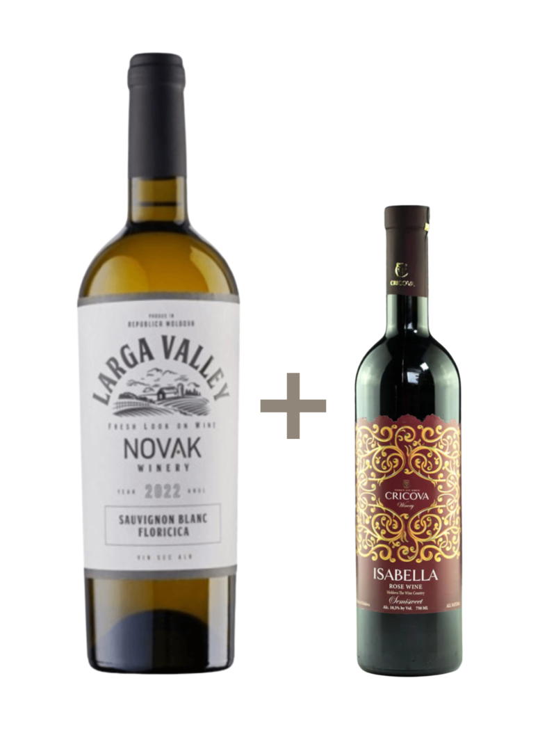 1+1 Novak Sauvignion Blanc Floricica + Cricova Isabella
